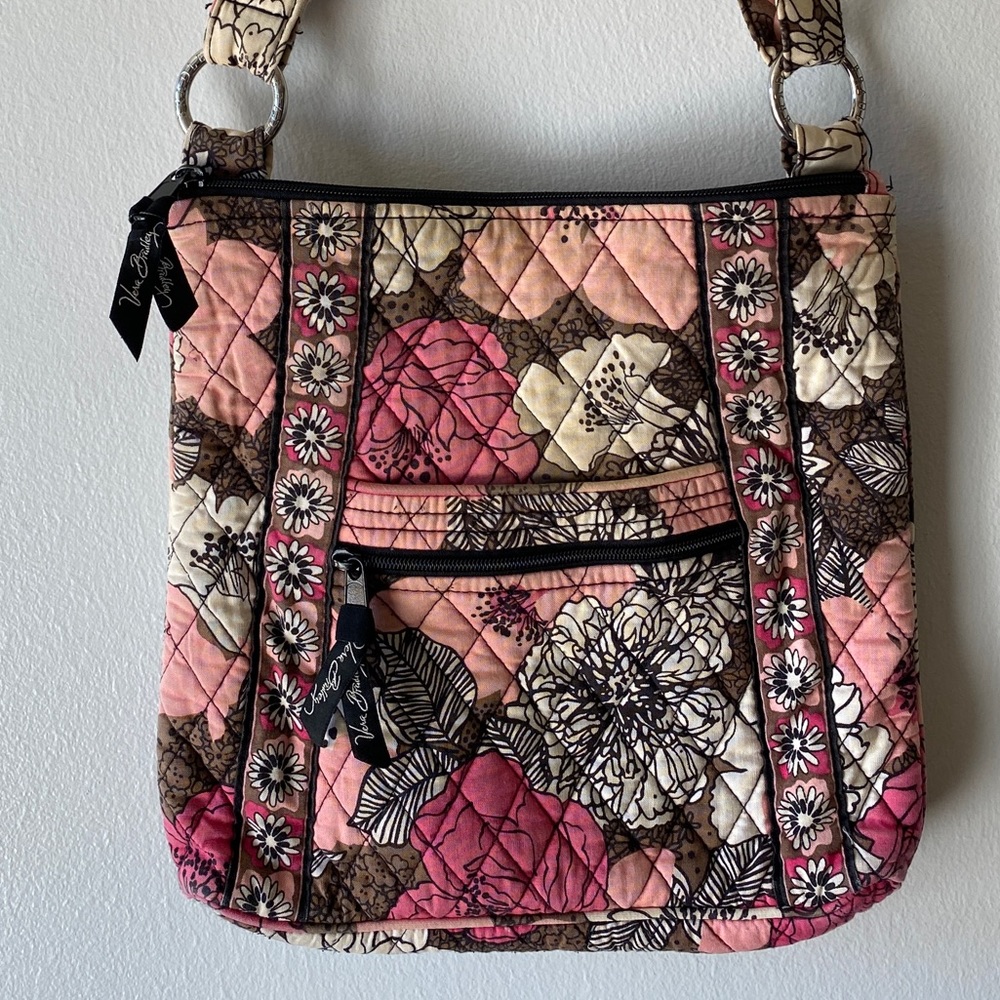 VERA BRADLEY Hipster Crossbody in Mocha Rogue (Retired Pattern)